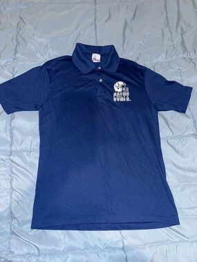 Vintage from the late 60s Navy Colts Short-Sleeve Polo Shirt